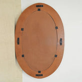 Nirvana Old Oval Reclaimed Wood Mirror Frame 120x 3 x 75Cm